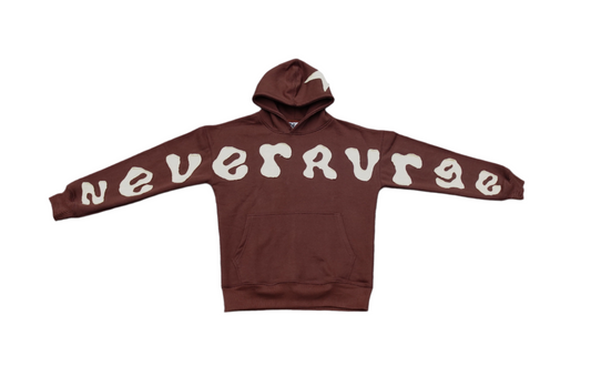 Mocha Applique Embroidery Hoodie