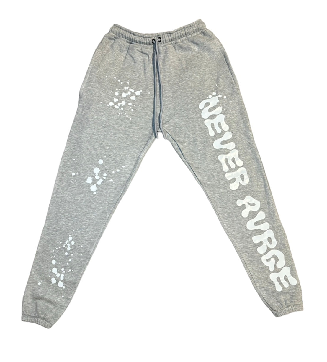 Grey Applique Embroidery Sweatsuit