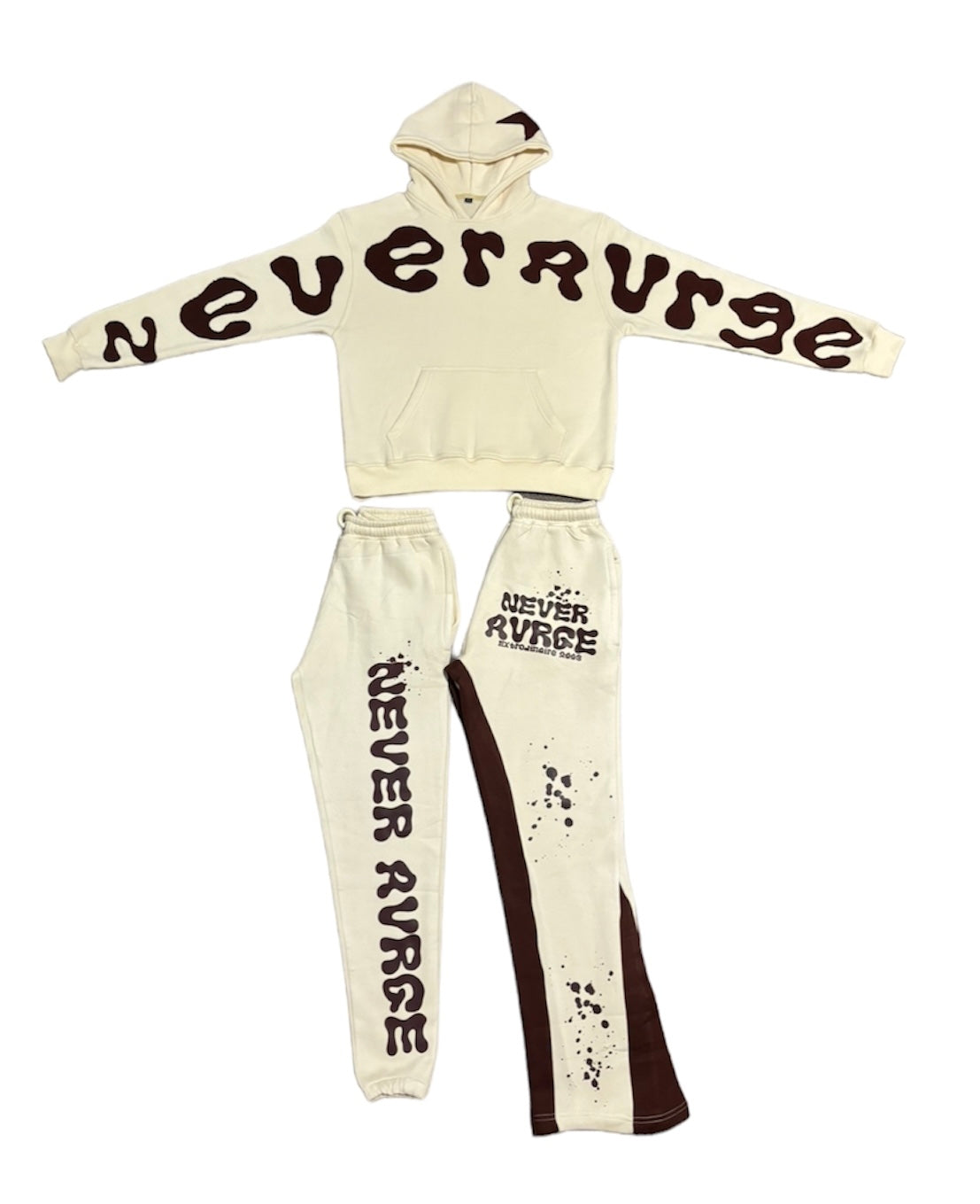 Never Average 3 Piece Applique Embroidery Sweatsuit